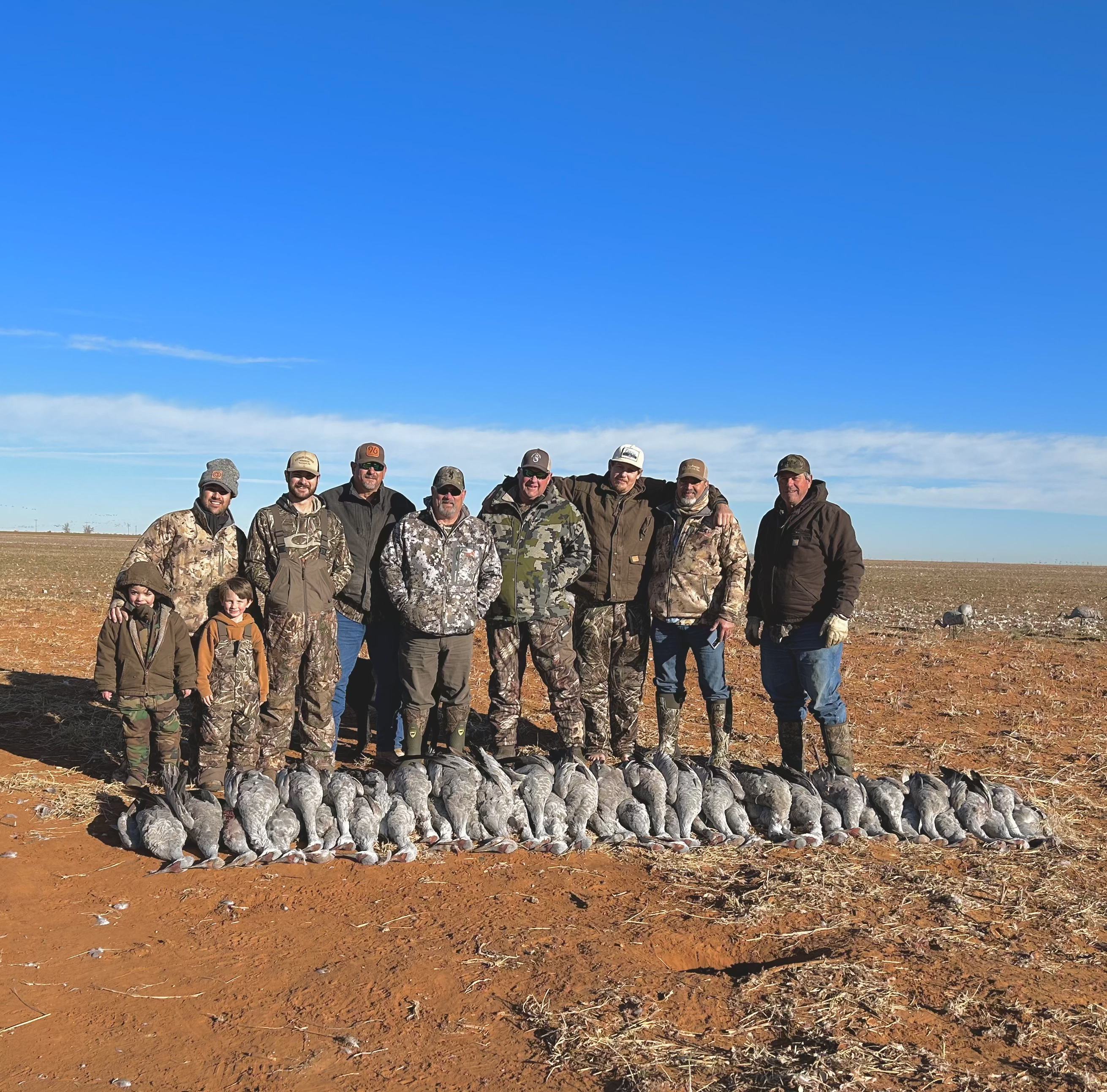 Group of hunters in Lubbock, TX