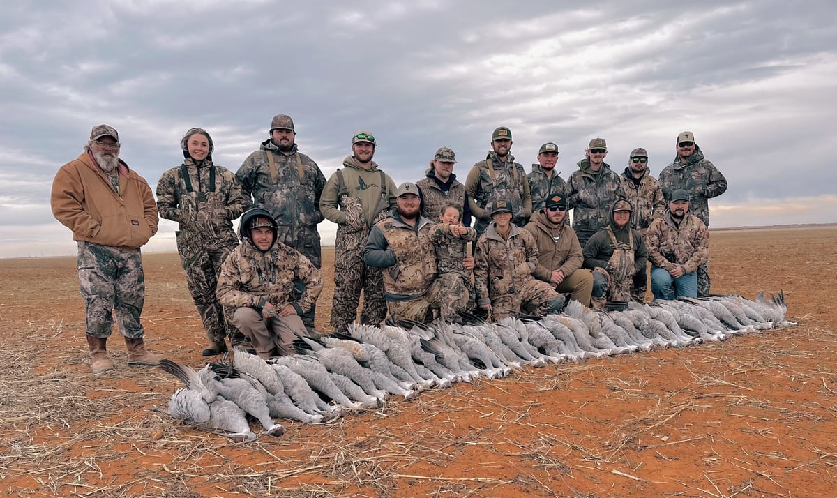Hunters in the Texas panhandle 