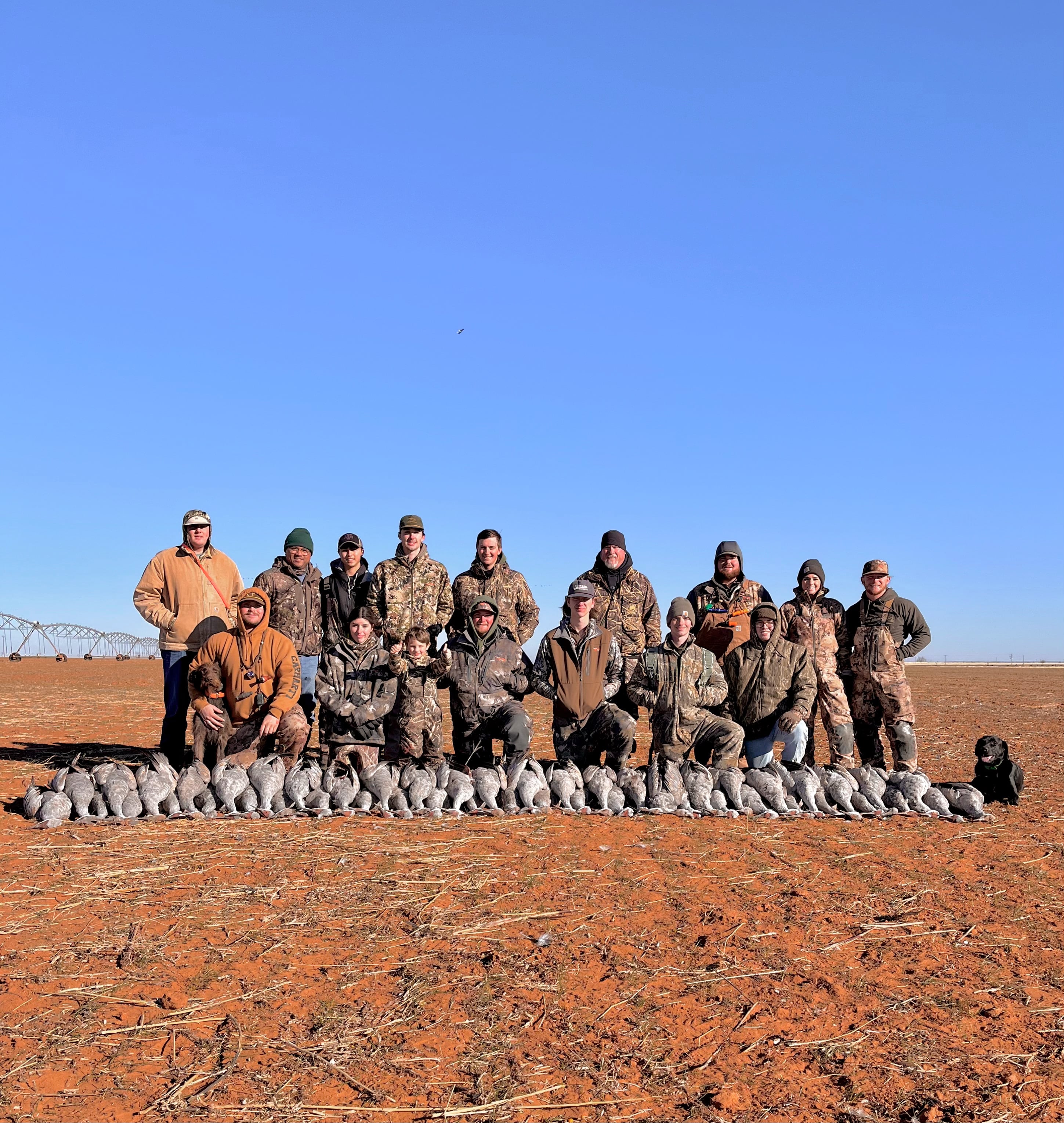 Hunters in the Texas panhandle 